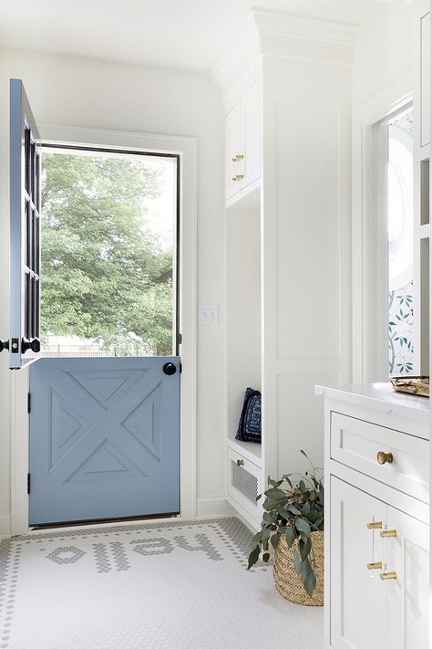 Benjamin Moore Denim Wash 838 Benjamin Moore Denim Wash 838 Paint Color Benjamin Moore Denim Wash Benjamin Moore Paint Colors #BenjaminMooreDenimWash #benjaminmoorepaintcolors #BenjaminMoore838 #BenjaminMoore #paintcolors Tile Trends, Grey Paint Colors, Dutch Door, Tile Flooring, Blue Door, Decoration Inspiration, Boho Home, Decor Rustic, Interior Design Trends