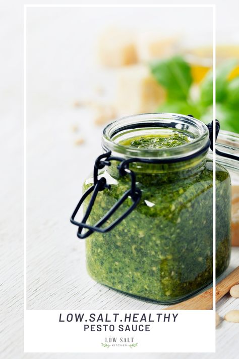 Low Sodium Pesto, Low Sodium Recipes Heart, Kidney Diet Recipes, Basil Pesto Recipes, Delicious Chicken Salad, Pesto Pasta Salad, Kidney Diet, Dill Sauce, Low Salt