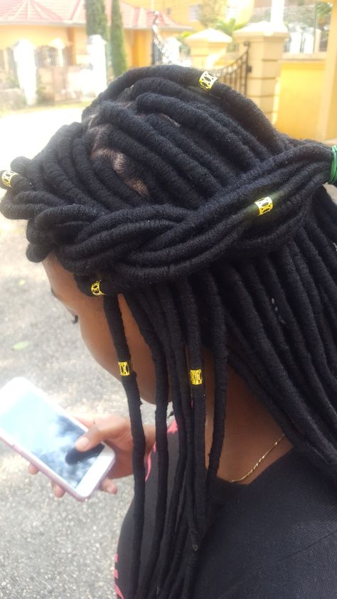 Yarn locs  4 packs yarn Yarn Locs Hairstyles, Yarn Hairstyles Braids, Yarn Locs, Yarn Braids, Crochet Box Braids, Magic Hair, Locs Hairstyles, Faux Locs, Hair Game