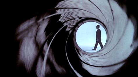 Dr. No Gun Barrel Intro James Bond Party, James Bond Theme, John Barry, 007 James Bond, David Fincher, Ian Fleming, James Bond Movies, Opening Credits, Title Sequence