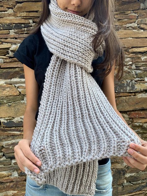 Wool scarf outfit