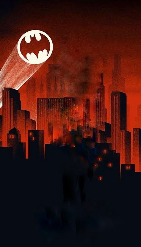 Gotham City Aesthetic Comic, Art Deco Batman, Bat Signal Wallpaper, Batman Signal In The Sky, Gotham City Tattoo, Gotham City Wallpaper, Gotham City Skyline, Batman Building, Batman Signal