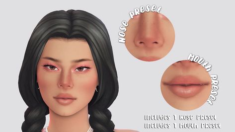 Chin Preset Sims 4, Sims Presets, Sims Face, Sims Challenge, Sims 4 Cc Eyes, Cc Folder, The Sims 4 Skin, The Sims 4 Pc, Skin Details