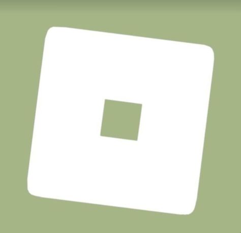 Roblox Logo, Green Logo, Green Aesthetic, Cute Icons, App Icon, Sage Green, Light Green, ? Logo, Green