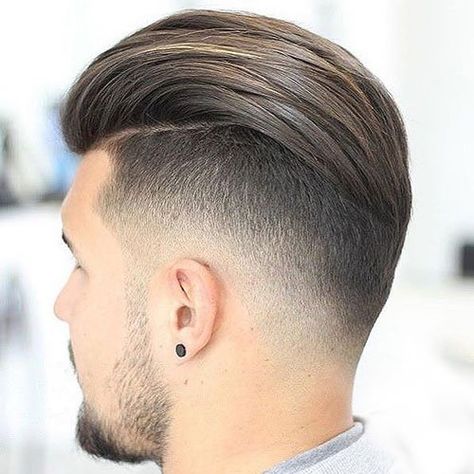 21 Best Slicked Back Undercut Hairstyles (2021 Guide) Clean Cut Haircut, Mens Slicked Back Hairstyles, Back Undercut, Best Undercut Hairstyles, Young Mens Hairstyles, Mid Fade Haircut, High Fade Haircut, Thick Hair Cuts, Slick Back