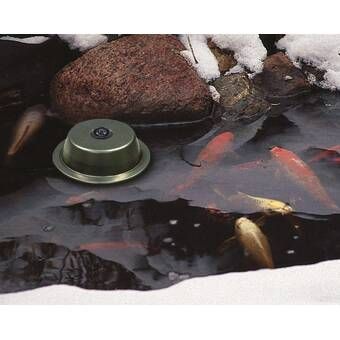 Pond Boss Lighted Waterfall LED Spillway | Wayfair Aquascape Pond, Vortex Fountain, Digging A Pond, Pond Heater, Swimming Ponds, Rock Fountain, Frozen Pond, Diy Garden Fountains, Pond Fountains