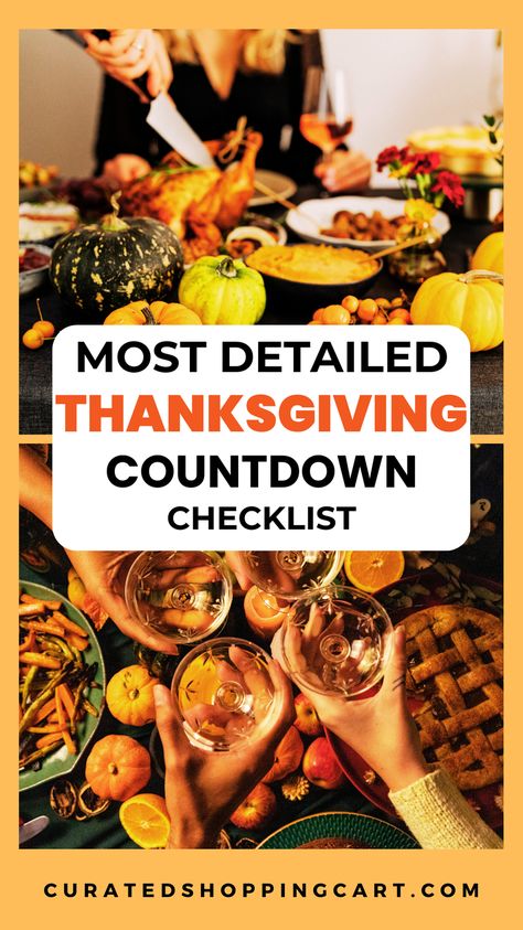 Follow these must-know tips for a perfectly organized Thanksgiving! This comprehensive checklist takes you through every part of your holiday prep. Whether you're a first-time host or a seasoned Thanksgiving pro, these tips will help you stay stress-free and focused on the joy of the holiday. Thanksgiving tips, Thanksgiving checklist, Thanksgiving timeline, holiday prep, Thanksgiving hosting tips, Thanksgiving planning guide, hosting Thanksgiving, Thanksgiving decorations, thanksgiving countdown Tips For Hosting Thanksgiving, Thanksgiving Planning Guide, Thanksgiving Dinner Checklist Food, Hosting First Thanksgiving, Thanksgiving Hacks Tips, Getting Ready For Thanksgiving, Thanksgiving Food Checklist, Hosting Thanksgiving Checklist, Thanksgiving Host Checklist