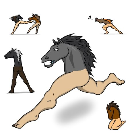 The Reverse Centaur Traditional Tattoo Designs, Creature Drawings, Stuck In My Head, Creature Concept, In My Head, Minimalist Tattoo, Funny Art, Creature Design, Creature Art