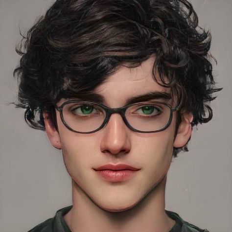 Made on artbreeder Face Claims With Glasses, Artbreeder Harry Potter, Harry James, Harry James Potter, James Potter, Art Model, Face Claims, Harry Potter