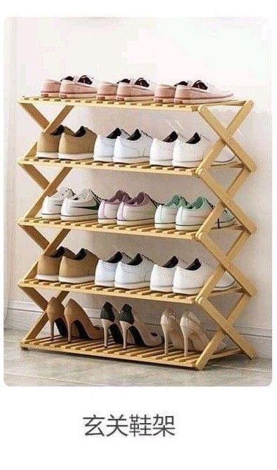 Korean Closet Organization, Shoe Rack Ideas Indian, Unique Shoe Rack, Shoe Rack Indian Homes, Rak Sepatu Diy, Wooden Shoe Rack Designs, Shoes Racks, Shoe Rack For Small Spaces, Latest Door Designs