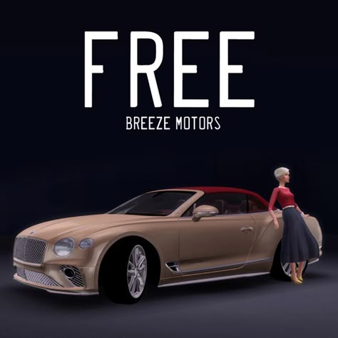 FREE SPECIAL! 2020 Bentley Continental GT Convertible with HQ interior | Sims4Cars/BreezeMotors on Patreon Sims 4 Car Mod, Sims 4 Cars, Bentley Continental Gt Convertible, Sims 3 Cc, Sims 4 Cheats, Cc Mods, Free Sims 4, Sims 4 Body Mods, Sims 4 Expansions