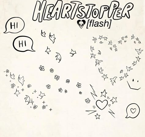 @munchkinnmouse on Instagram Heart Stopper Tattoo Ideas, Desenho Heartstopper, Heartstopper Leaves Tattoo, Heart Stopper Tattoo, Red White And Royal Blue Tattoo, Heartstopper Tattoo Ideas, Hs Tattoo, Heartstopper Tattoo, One Direction Tattoos