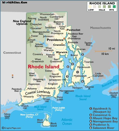 Rhode Island grew up next door in CT and would go to Rl every chance all summer long Rhode Island Map, Downtown Providence, Rhode Island Travel, Rhode Island History, Physical Map, North America Map, State Capital, Providence Rhode Island, Island Map