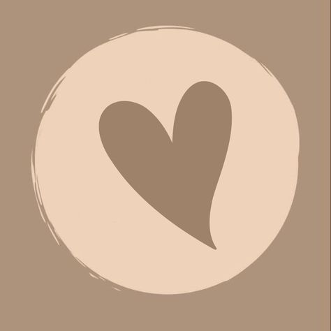 Brown Cover Highlight Instagram, Heart Highlights Cover, Hilight Instagram Cover Brown, Ig Highlights Cover Aesthetic, Heart Ig Highlight Cover, Highlight Covers Instagram Aesthetic Vintage Brown, Heart Icon Instagram Highlight, Brown Ig Highlight Cover, Instagram Icons Brown