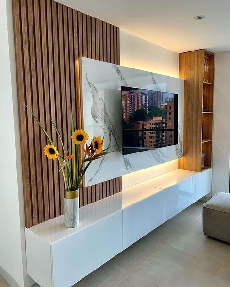 KHz For Engineering Tv Wall Design Luxury, Hiasan Dalaman Rumah, Modern Tv Room, Modern Tv Unit Designs, Tv Unit Interior Design, تصميم داخلي فاخر, Latest Living Room Designs, Living Room Tv Unit, Hall Interior Design