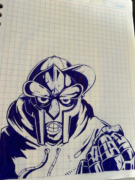 Mr Doom Drawing, Mf Doom Drawing Sketch, Mf Doom Art Drawing, Mf Doom Sketch, Mf Doom Cartoon, Mf Doom Graffiti, Mf Doom Drawing, Doom Drawing, Mf Doom Art