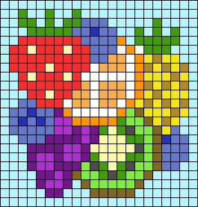 Alpha pattern #93834 | BraceletBook Pixel Art Pattern Easy Free Crochet, Pixel Art Pattern Easy Small Cute, Pixel Art For Kids, Trippy Pixel Art, Pixel Art Summer, Pixel Art Grid Easy, Pixel Art Pattern Easy, Small Pixel Art, Pixel Art Animals