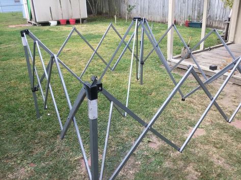 Repairing Canopy Frame Ribs : 4 Steps (with Pictures) - Instructables Outside Canopy, Tent Hacks, Pvc Canopy, Wind Storm, Trim Board, Canopy Frame, Instant Canopy, Diy Canopy, Pop Up Canopy Tent