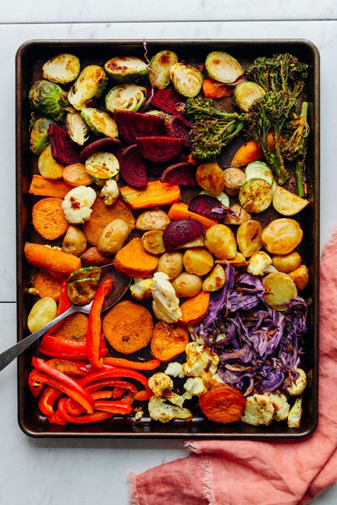 Oil Free Roasted Vegetables, Cauliflower Benefits, Minimalist Baker, Whole Food Plant Based, Roasted Veggies, Roasted Vegetables, Plant Based Diet, Gnocchi, Plant Based Recipes