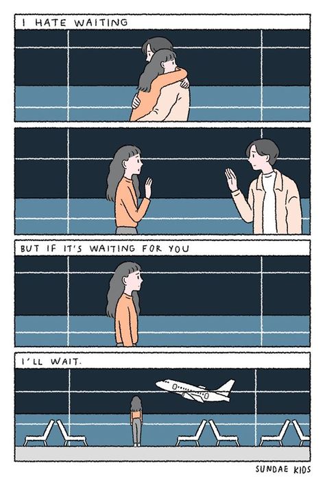 Sundae Kids, Relationship Comics, Cute Couple Comics, Couples Comics, Cartoons Love, Cute Love Stories, Cute Love Cartoons, Love Illustration, Cute Couple Art