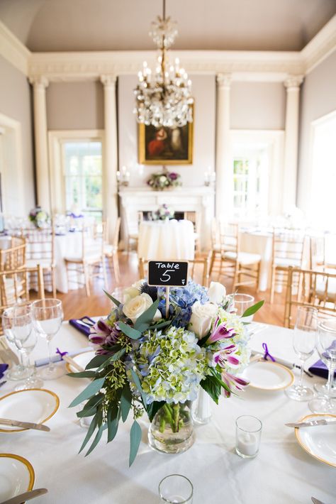 Lyman Estate, Wedding Dressses, Blue Centerpieces, Historic New England, Massachusetts Wedding, Estate Wedding, Massachusetts, Wedding Inspo, Style Me Pretty