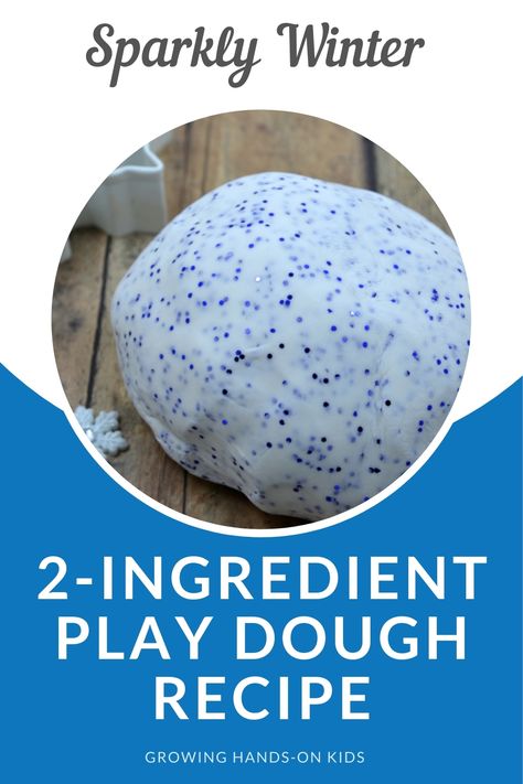 The easiest and softest play dough you will ever make. Just two ingredients are needed for this sparkly winter play dough recipe. Add sparkles and a scent to take it over the top! #WinterActivity #KidsActivity #KidsActivities #PlayDough #PlayDoughRecipe Christmas Cloud Dough, Snow Playdough, Scented Playdough Recipe, Glitter Playdough, Soft Play Dough, Cloud Dough Recipes, Snow Dough, Scented Play Dough, Play Dough Recipe