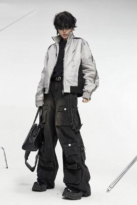 Swagy Fits, Cyberpunk Men, Techwear Men, Cyberpunk Outfit, Weather Clothes, Techwear Fashion, Concept Clothing, Cyberpunk Fashion, Guys Clothing Styles