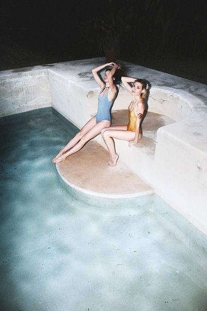 :::FG::: Pool Photoshoot, Pool At Night, Night Swimming, Soft Grunge, Beach Bum, Photoshoot Inspiration, Beach Vibe, Endless Summer, Grunge Aesthetic