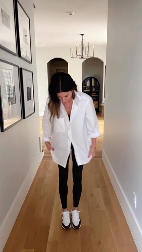 Check out this video Styling this oversized white button down.  from The Sister Studio The Sister Studio, Sister Studio, White Button Down, Amazon Finds, Button Downs, White