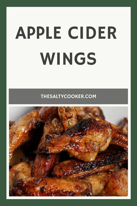 Savor the deliciousness of these Apple Cider Glazed Wings! Level up your wing game with a perfect blend of seasonings and a delightful sweet kick! Apple Cider Chicken, Glazed Wings, Cider Chicken, Apple Cider Glaze, Honey Wings, Wings Game, Apple Glaze, Apple Chicken, Apple Cider