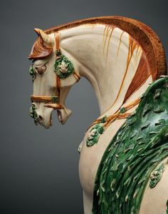 Chinese Horse, Sculpture Fountain, Jin Dynasty, Sculpture Ceramic, Horse Artwork, Art Premier, Tang Dynasty, Horse Drawings, Horse Sculpture