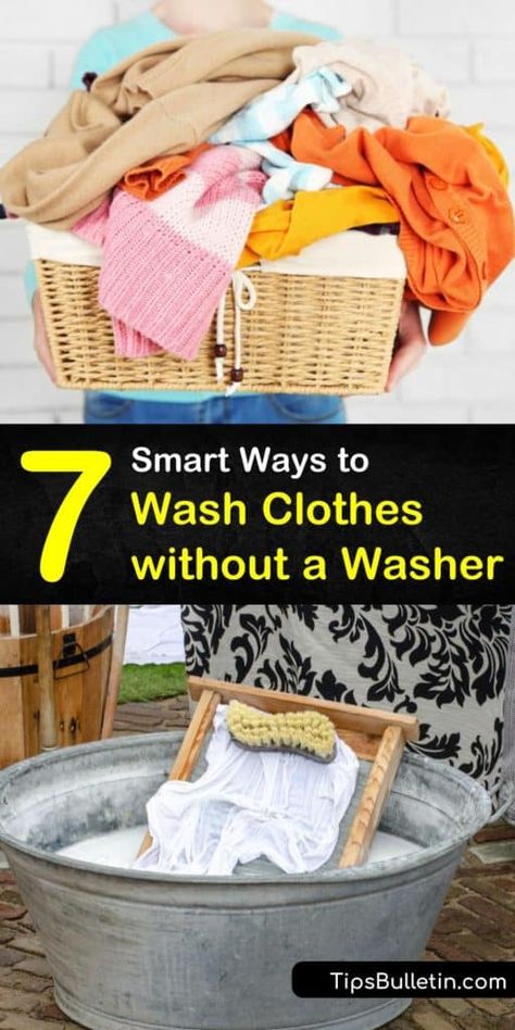 Discover the best alternatives for washing clothes without a washer. Grab some laundry detergent and fill a basin with warm or cold water to start practicing these clever hand-washing techniques. #wash #clothes #washer Meditation Space At Home, Washing Clothes By Hand, Hand Washing Technique, Handwashing Clothes, Vibrant Home, Wash Clothes, Washing Laundry, Washing Powder, Doing Laundry