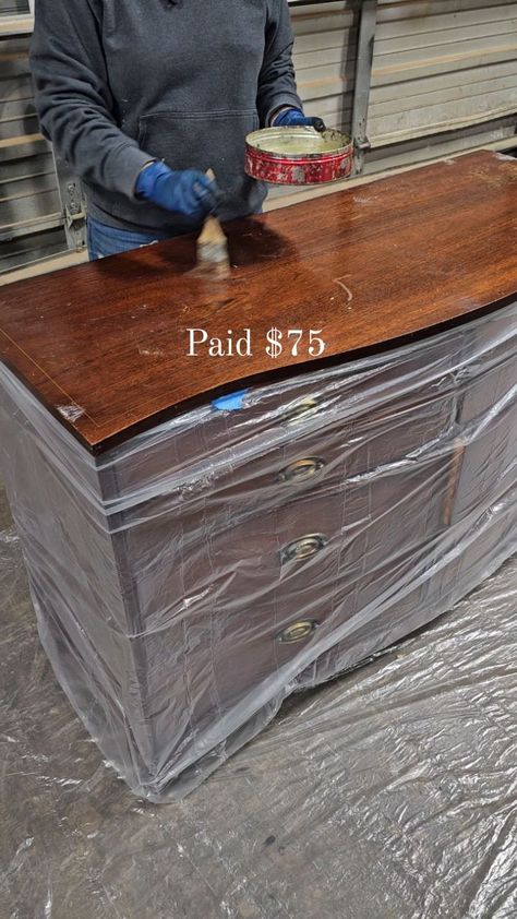 Jennifer Beck | Comment ✨️ COLOR ✨️ for the link the the paint/stain/liners used sent straight to your inbox! . . . #savedbydesign #furniture… | Instagram Wood Restoration, Stripping Furniture, Refinishing Furniture Diy, Beautiful Dresser, Diy Furniture Renovation, Furniture Rehab, Wood Furniture Diy, Furniture Renovation, Wood Painting