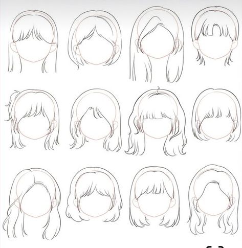 Easy Hair Drawings, Drawings Inspo, Drawing Bases, Random Sketches, Chibi Hair, Drawing Help, Drawing Hair Tutorial, Chibi Sketch, Pencil Sketch Images