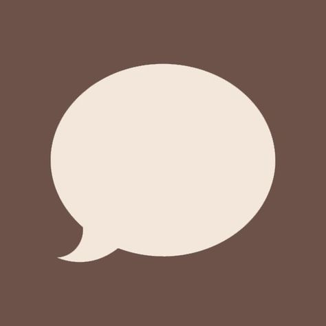 message icon apart of brown icon collection Brown App Icons Messages, Fall Messages Icon, Messages Brown Icon, Message Icon Aesthetic, Text Message Icon, Shell Aesthetic, Messages App Icon, Ios Inspiration, Widget Smith