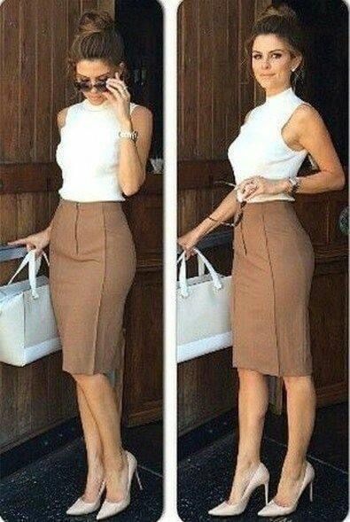 Work Outfits Frauen, Classy Business Outfits, Skirt Diy, Fashionable Work Outfit, Pencil Skirt Outfits, Classy Work Outfits, Stylish Work Outfits, Professional Attire, Office Outfit