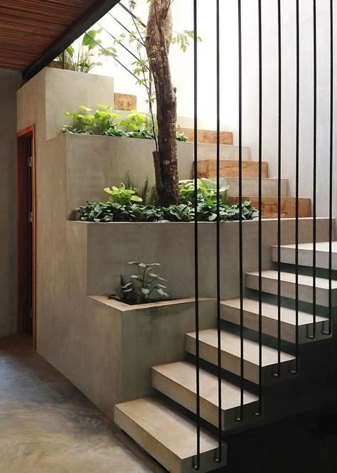 Concrete Staircase, Exterior Stairs, Stairs Architecture, Concrete Stairs, Stairway Design, Outdoor Stairs, Concrete Steps, Modern Garden Design, Home Stairs Design