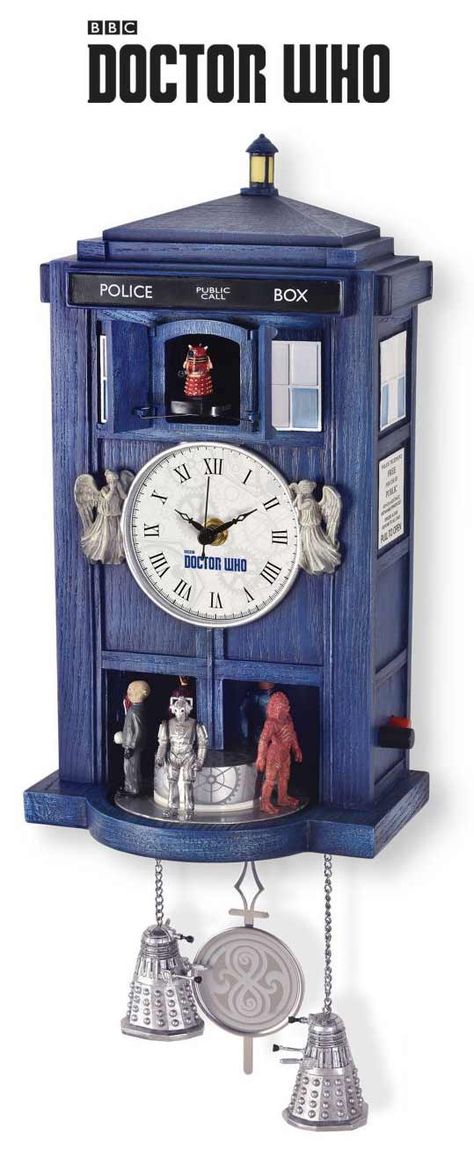 Bradford Exchange Tardis Sculpted Clock In Stock – Merchandise Guide - The Doctor Who Site Nerdy Bedroom, Doctor Who Bedroom, Doctor Who Room, Doctor Who Decor, Tardis Art, Doctor Who Gifts, Doctor Who Crafts, Weeping Angels, Doctor Who Merchandise