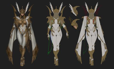 ArtStation - valkyrie_concept Valkyrie Concept Art, Valkyrie Art, Magical Creature, Body Pose Drawing, 2d Character, Game Concept Art, Game Concept, Body Poses, High Fantasy