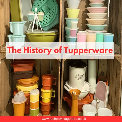 The History of Tupperware - Rachel's Vintage & Retro Vintage Tupperware 1970s, Uk Parties, Hornsea Pottery, Vintage Blog, Easter Eggs Chocolate, Plastic Tumblers, Vintage Tupperware, Vintage Christmas Tree, Food Fresh