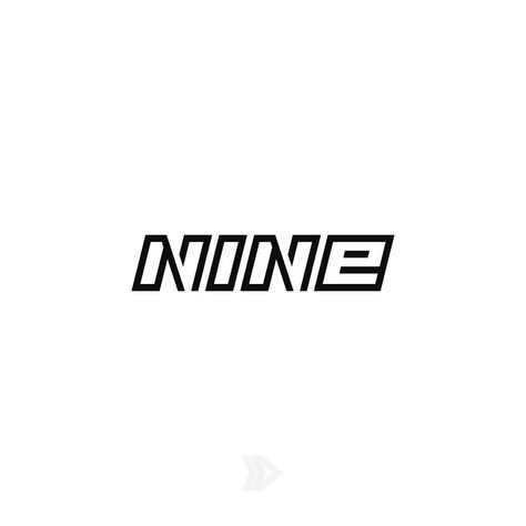 Nine — — — — — — — — — #nine #number #logo #logos #brand #branding #icon #dribbble #typography #9 #art #design #inkscape #ID09 09 Number Logo, 9 Number Logo, Nine Logo Design, 99 Logo Design, Branding Icon, Korea Logo, N Logo Design, Numbers Typography, Typography Logo Inspiration