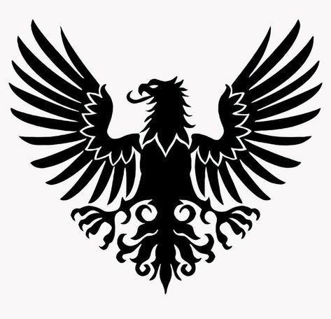 Heraldic Eagle, Logo Design Inspiration Sports, Nonprofit Design, Eagle Artwork, Eagle Symbol, Catrina Tattoo, Heraldry Design, Knight Tattoo, Eagle Drawing