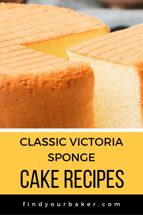 Sponge Cake Recipe Victorian Sponge Cake Recipe, Classic Sponge Cake Recipe, Victorian Sponge, Victoria Sponge Cake Recipe, Victorian Cakes, British Baking Show Recipes, Victoria Sandwich, Sponge Cake Recipe, British Desserts