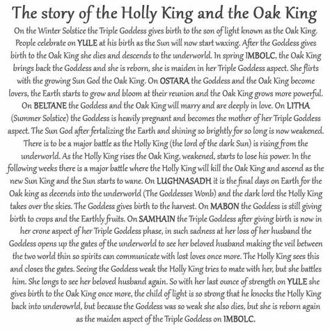 Sabbats The Oak King, Oak King And Holly King Story, Oak And Holly King, Oak King And Holly King, Holly King Oak King, 8 Sabbats, Guiseppe Arcimboldo, The Holly King, Wiccan Holidays