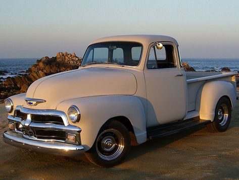 Keep on truckin’… Chevy Truck Models, 1954 Chevy Truck, Chevy Trucks For Sale, Chevy 3100, Chevrolet 3100, Vintage Pickup Trucks, Chevrolet Pickup, Old Pickup Trucks, Classic Pickup Trucks