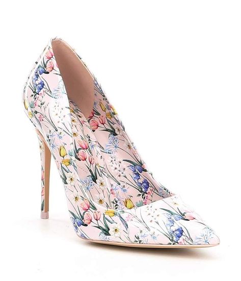 Aldo Stessyf Floral Print Pumps Aldo Heels, Floral Heels, Classy Shoes, Cute Heels, Floral Shoes, Prom Shoes, Fabulous Shoes, Pastel Floral, Crazy Shoes