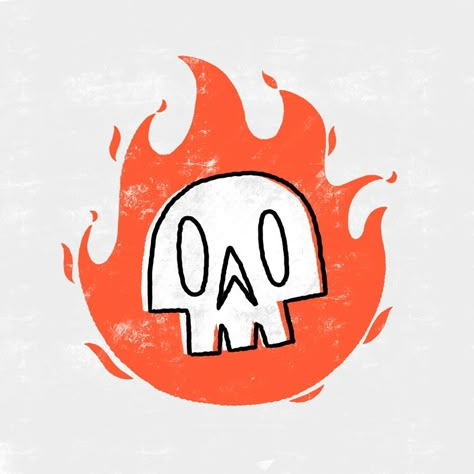 Flaming Skull, Skull Illustration, Skull Logo, Knight Art, Skull Drawing, Graphic Design Lessons, Taking A Break, Flash Art, Happy Fun