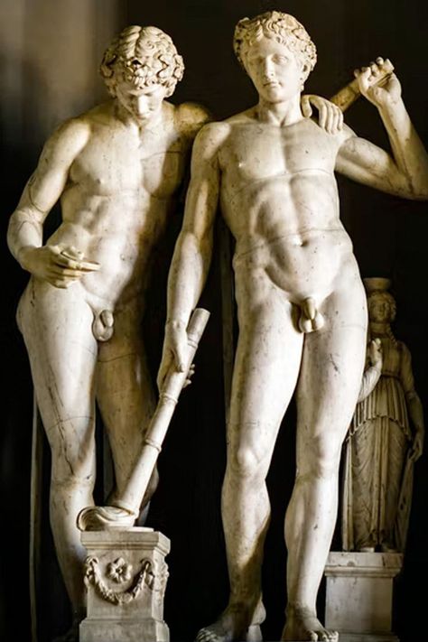 Castor and Pollux Grey Building, Culture Artwork, Architecture Museum, Art Person, Person Art, Castor And Pollux, Hd Art, Greek And Roman Mythology, Roman Mythology