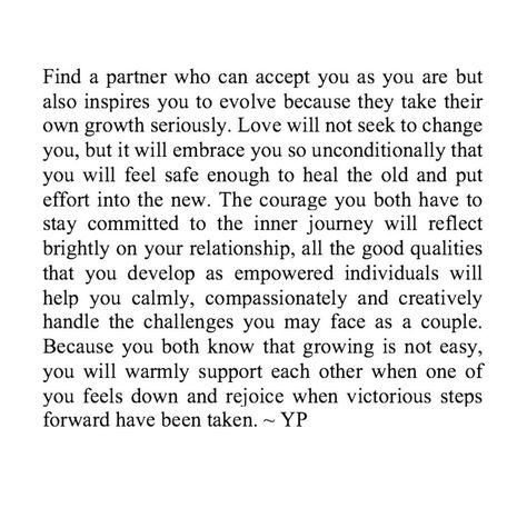 yung pueblo on Instagram: “A relationship where you both find the balance between acceptance and staying committed to growth. Sending love to all 🙏🏽🌎 #yungpueblo” Yung Pueblo, Healthy Relationship Quotes, Relationship Lessons, Natural Detergent, Best Marriage Advice, Sending Love, Finding Love, The Balance, Wonderful Words