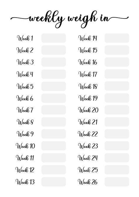 Ultimate Weight Loss Journal: Printable Digital Tracker to help you track your weight loss progress, including weight loss chart, measurements, weekly weigh in, food diary & meal planner. #weightloss #weightlossjournal #diet_planner Losing Weight Tracker, Weekly Weigh In, Weekly Weight Tracker, Workout Logs, Weight Log, Habit Tracker Ideas, Printable Habit Tracker, Monthly Habit Tracker, Goal Charts